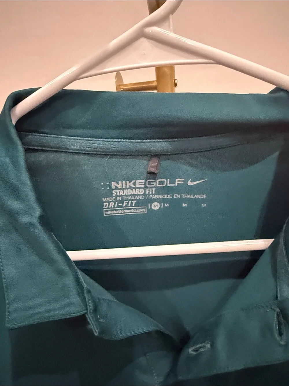 Nike Men's Two-Tone Teal/Deep Teal Polo Shirt